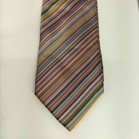 ポールスミス Paul Smith マルチカラー ストライプ ネクタイ メンズ